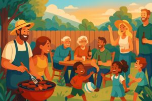 extended family discussion about rv life